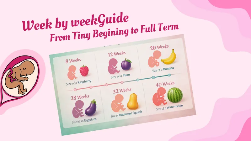 Pregnancy week by week growth chart